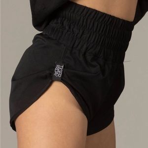 Tiger Friday Dancewear black boxy shorts - adult xs